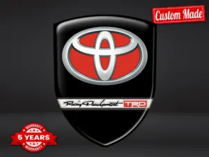 Toyota Stickers dôme Perso Style Course Étiquettes Élégantes
